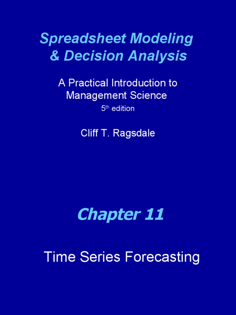 Time Series Analysis Techniques | PDF | Time Series | Mean Squared Error