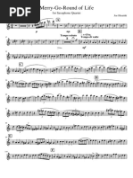 Merry-Go-Round - of - Life партии-Tenor - Saxophone PDF