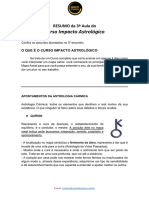 Impacto Astrológico - Resumo Aula 3