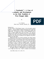 Morinis - Baba Taraknatha - Continuity and Development of Folk Tradition in West Bengal