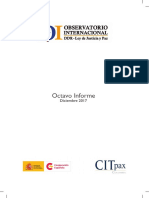 Octavo Informe Observatorio - Centro Internacional de Toledo para La Paz (CITpax) - Colombia