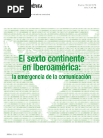 Iberoamérica Social Revista-Red de Estudios Sociales. Año 7, N° XII - El Sexto Continente en Iberoamérica La Emergencia de La Comunicación