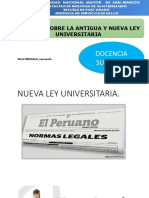 Analisis Comparativo Nueva Antigua Ley Universitaria Peru