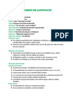 Proiect de Activitate PDF