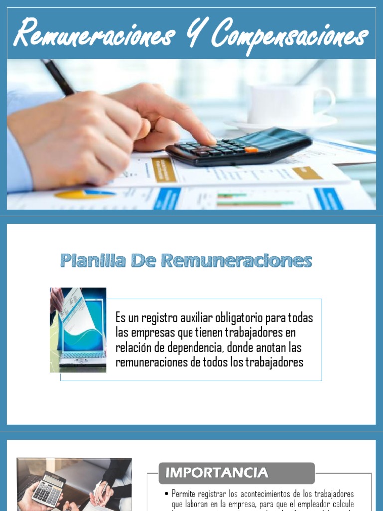 Planilla de Remuneraciones y Compensaciones | PDF | Salario | Pensión