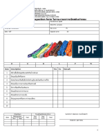 Round Sling Inspection Check List