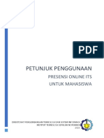 User Manual Presensi Online ITS - Mahasiswa