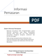 Sistem Informasi Pemasaran