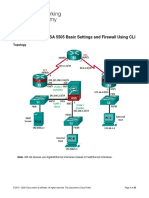 9.3.1.2 Lab - Configure ASA 5505 Basic Settings and Firewall Using CLI