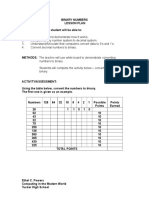 BINARY NUMBERS  LESSON PLAN.doc