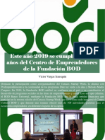 Víctor Vargas Irausquín - Este Año 2019 Se Cumplieron 10 Años Del Centro de Emprendedores de La Fundación BOD