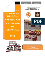 Plan Escolar de Gestion de Riesgo de La IE 43018 2011