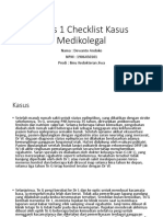 Tugas 1 Checklist Kasus Medikolegal - Dewanto Andoko