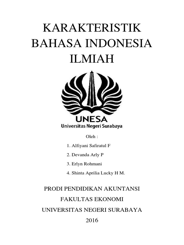 Karakteristik Bahasa Indonesia Ilmiah | PDF