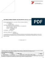 Informe Sobre El Número de La Seguridad Social o Número de Afiliación PDF