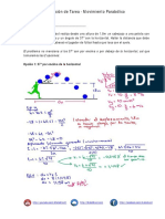 Movimiento Parabólico Ejercicios Resueltos PDF