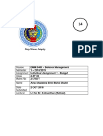 Defence Management Budget