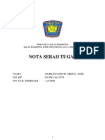 Nota Serah Tugas Norlina