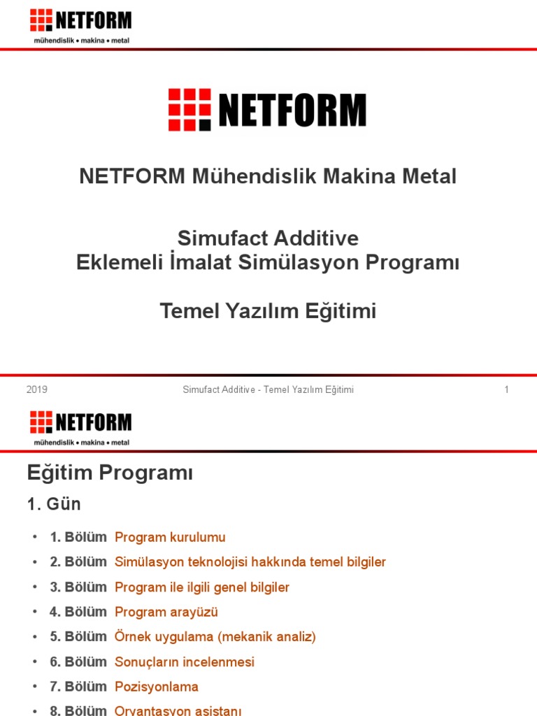 Simufact Additive - Temel Yazilim Egitimi | PDF