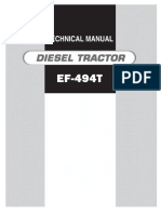 Safety manual for EF494T tractor