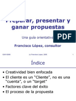 Preparar, Presentar y Ganar Propuestas: Una Guía Orientativa