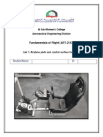 AET2103-Lab 2-Airplane Parts and Control Surface Functions