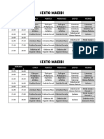 HORARIO SEXTO MAEIBI