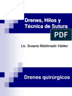 Drenes y Suturas