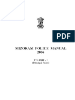 Mizoram Police Manual 2006 PDF