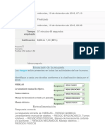 Examen de riesgos laborales