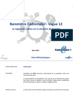 Le Regard Des Cadres Sur La Situation de L'emploi-Study - File