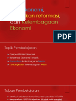 Krisis Ekonomi, Kebijakan Reformasi, Dan Kelembagaan (Ch. 12) 3 Juni 2015