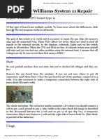 Leon Borre Williams System 11 Repair - PinWiki