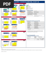 NTU Academic Calendar - AY2019-20 (Semester)