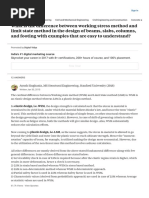 What Is The Difference Between Working Stress Method and Limit State Method in The Design of Beams, Slabs, Columns, and Footing With Examples That Are Easy To Understand - Quora