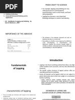 Lapping Process - Definition, Working Principle, Types, Material ...