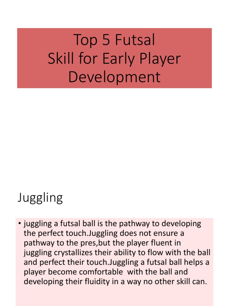 Top 5 Basic Futsal Skills for Beginners | PDF | Defender (Association ...
