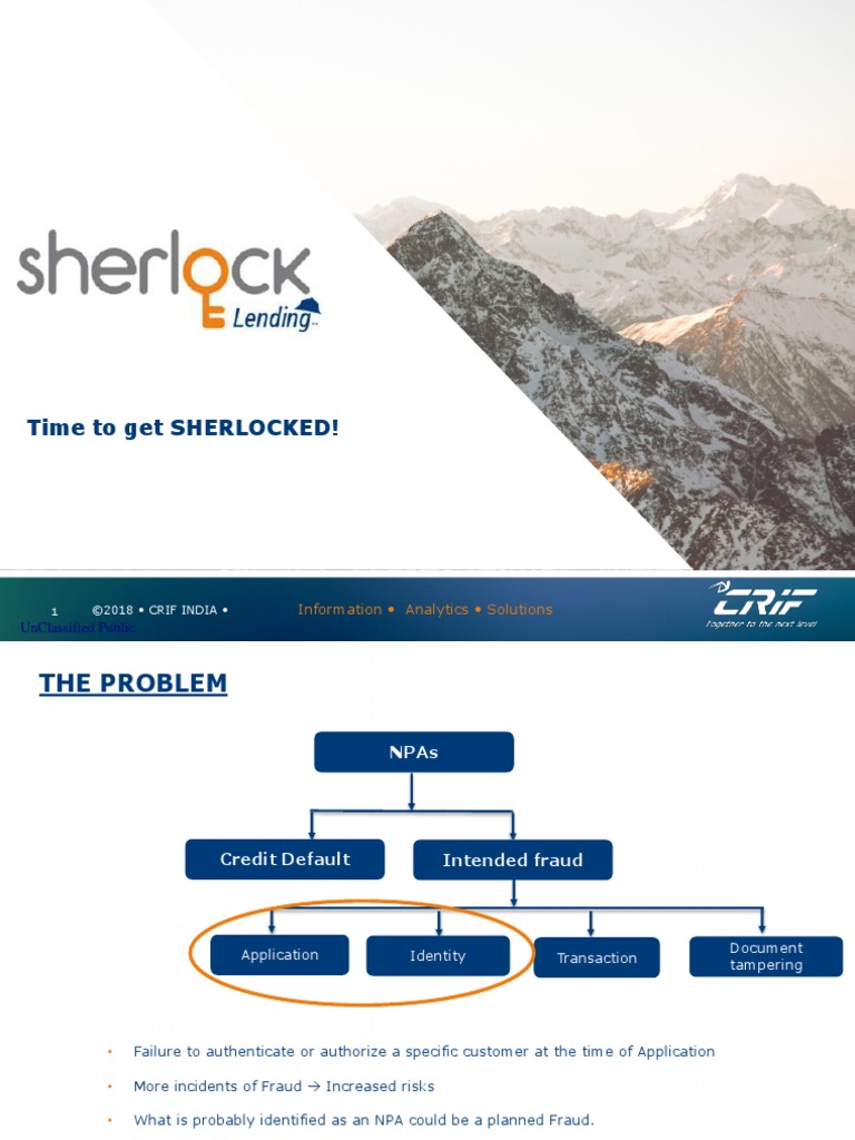 Sherlock 2019 | PDF | Analytics | Fraud
