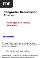 Pengantar Kecerdasan Buatan:: Pemrograman Prolog Lanjutan