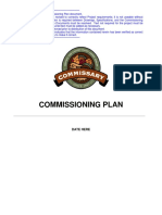 Commissioning Plan Overview