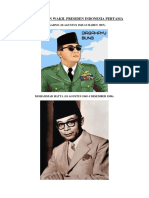 Presiden Dan Wakil Presiden Indonesia Pertama