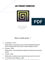 An Overview of Public Policy