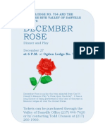 December Rose 2010 Flier