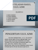 Kisah Teladan Rasul Ulul Azmi