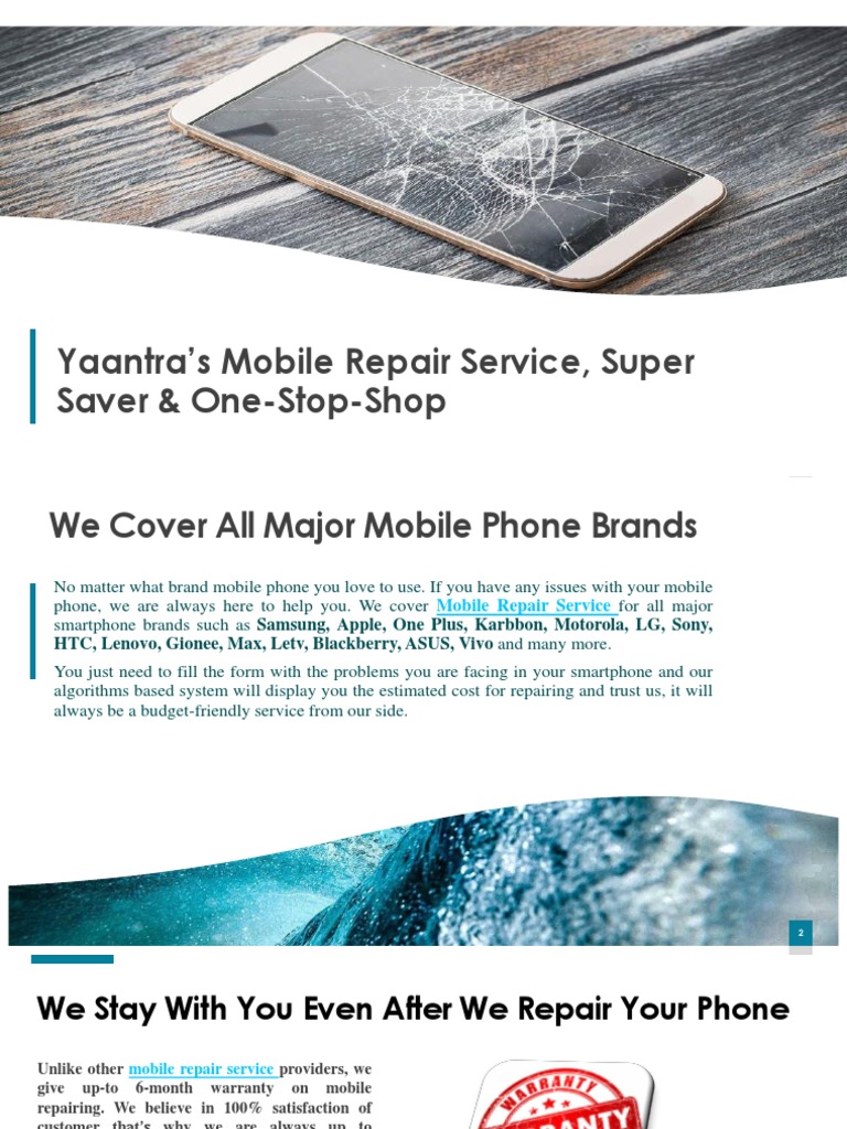 Mobile Repair PDF Smartphone Mobile Phones