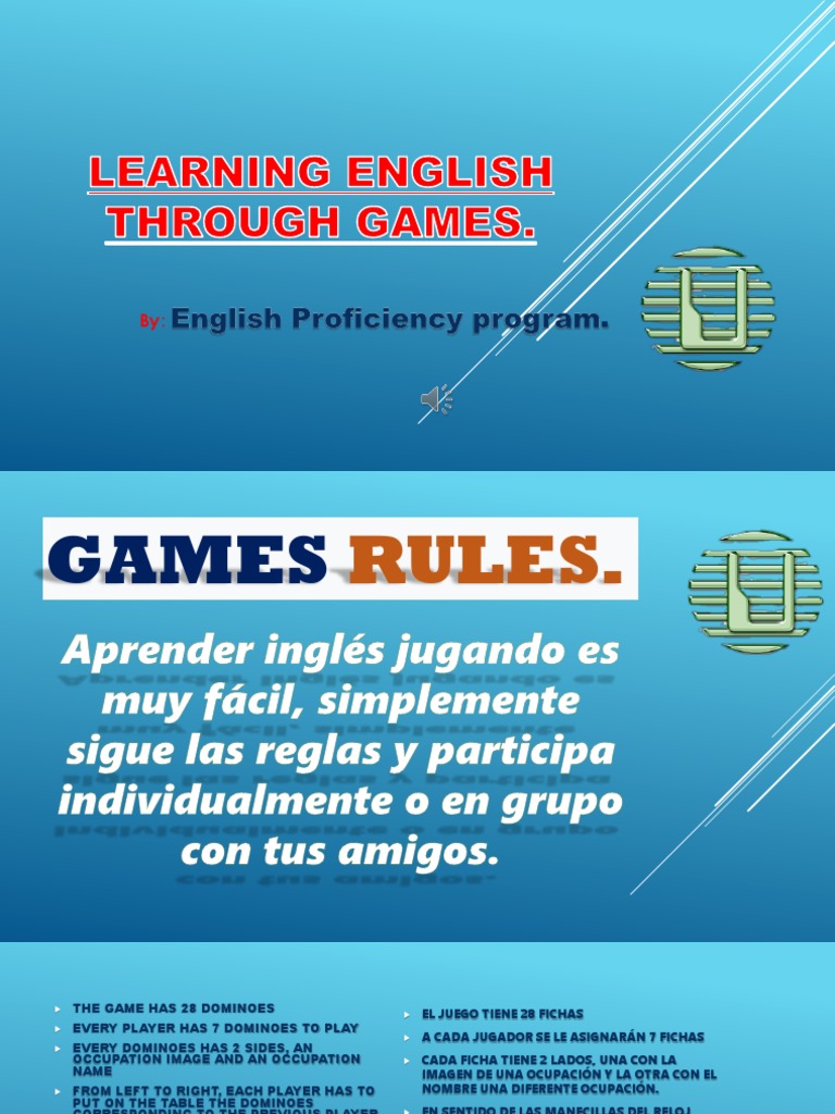 Learning English Through Games | PDF