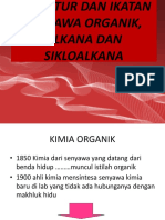 Struktur Dan Ikatan Senyawa Organik Alkana Dan Sikloalkana