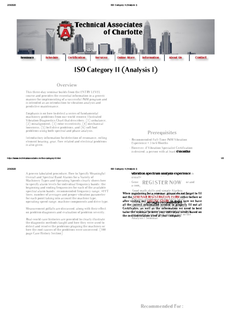 ISO Category II (Analysis I) | PDF | Mechanical Engineering | Applied ...