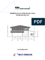 Laporan Perhitungan Struktur Cold Storage Bacan Ppli