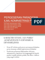 Pergeseran Paradigma Administrasi Publik - P14
